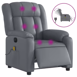VidaXL 373570, Simili-cuir, Gris, mousse, 110 kg, 780 mm, 920 mm
