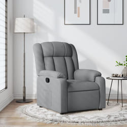 Vidaxl - Fauteuil inclinable Gris clair Tissu