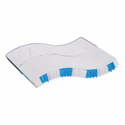 VidaXL 3206424, Matelas à ressorts, Moyen, Noir, Bleu, Blanc, Polyester, Adultes, 2000 mm