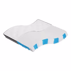 VidaXL 3206448, Matelas à ressorts, Moyen, Noir, Gris, Blanc, Polyester, Polyester, 1800 mm