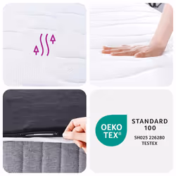VidaXL 372816 matelas Taille enfant / adulte Matelas à ressorts - Vue supplémentaire 8