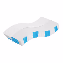 VidaXL 372825, Taille enfant / adulte, Matelas à ressorts, Moyen, Noir, Blanc, Adultes, Polyester