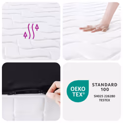 VidaXL 372835 matelas Taille enfant / adulte Matelas à ressorts - Vue supplémentaire 8