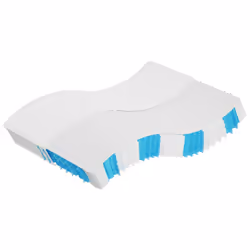 VidaXL 372842, Taille double/complet, High density foam mattress, Moyen, Noir, Blanc, Polyester, Polyester