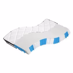 VidaXL 372887, Matelas à ressorts, Moyen, Noir, Blanc, Polyester, Polyester, 1000 mm
