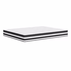 VidaXL 372922, Taille double/complet, Matelas à ressorts, Moyen, Polyester, mousse, Dos, Bord, Estomac