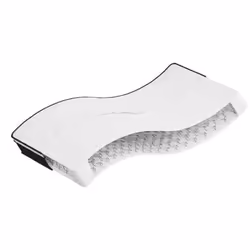 VidaXL 372938, Taille enfant / adulte, Matelas à ressorts, Moyen, Noir, Gris, Blanc, Polyester, Polyester