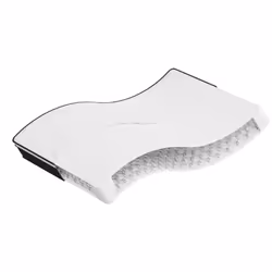 VidaXL 372941, Taille enfant / adulte, Matelas à ressorts, Moyen, Noir, Gris, Blanc, Polyester, Polyester