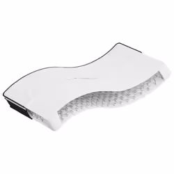 VidaXL 372952, Matelas à ressorts, Moyen, Noir, Gris foncé, Blanc, Adultes, Polyester, mousse