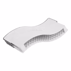 VidaXL 372954, Taille enfant / adulte, Matelas à ressorts, Moyen, Noir, Blanc, Polyester, Polyester