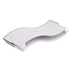 VidaXL 372968, Double, Matelas à ressorts, Moyen, Noir, Blanc, Polyester, Polyester