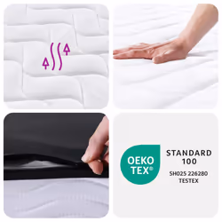 VidaXL 372982 matelas Taille enfant / adulte Matelas à ressorts - Vue supplémentaire 8