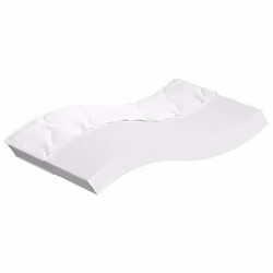 VidaXL 372986, Taille enfant / adulte, Matelas à ressorts, Moyen, Blanc, Polyester, Polyester