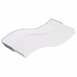 VidaXL 373005, Taille enfant / adulte, Moyen, Gris foncé, Blanc, Polyester, mousse, 900 mm