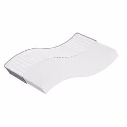 VidaXL 373008, Taille enfant / adulte, High density foam mattress, Doux, Gris, Blanc, Polyester, Polyester