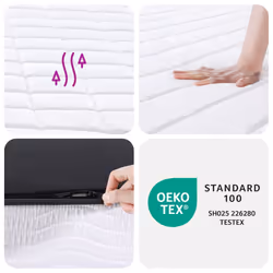 VidaXL 373019 matelas Taille enfant / adulte High density foam mattress - Vue supplémentaire 8