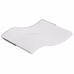 VidaXL 373025, Taille enfant / adulte, High density foam mattress, Doux, Gris, Blanc, Polyester, Polyester