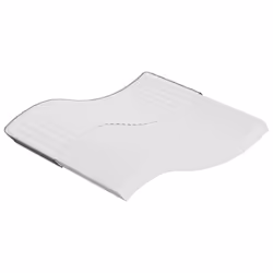 VidaXL 373026, Taille Double/jumeau, High density foam mattress, Moyen, Gris, Blanc, Polyester, Polyester