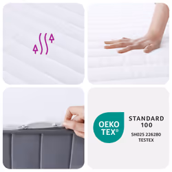 VidaXL 373026 matelas Taille Double/jumeau High density foam mattress - Vue supplémentaire 8
