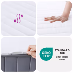 VidaXL 373027 matelas Taille double/complet High density foam mattress - Vue supplémentaire 8