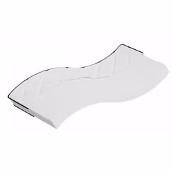 VidaXL 373029, Mini taille unique, Matelas en mousse à haute résilience, Doux, Noir, Blanc, Polyester, Enfants