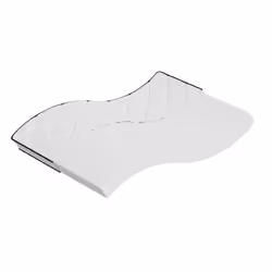 VidaXL 373036, Taille enfant / adulte, High density foam mattress, Doux, Noir, Blanc, Polyester, Polyester