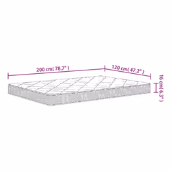 VidaXL 373037 matelas Taille enfant / adulte High density foam mattress - Vue supplémentaire 7