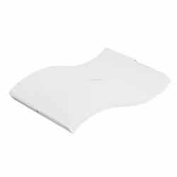 VidaXL 373050, Taille enfant / adulte, High density foam mattress, Doux, Blanc, Polyester, Polyester