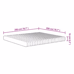 VidaXL 373055 matelas Taille double/complet High density foam mattress - Vue supplémentaire 8