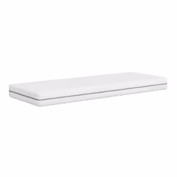 VidaXL 373056, Mini taille unique, High density foam mattress, Moyen, Blanc, Polyester, mousse