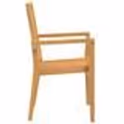 vidaXL Ensemble à manger de jardin 7 pcs Bois de teck solide