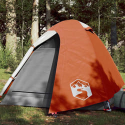 Vidaxl - Tente de camping à dôme 2 personnes orange imperméable