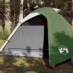 vidaXL Tente de camping à dôme 3 personne vert imperméable