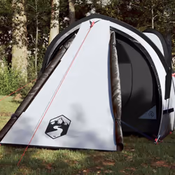 Cette tente de camping à l'aspect moderne vous protège des intempéries et vous offre un espace confortable pour vos aventures ...