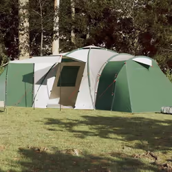 vidaXL Tente familiale à dôme 12 personnes vert imperméable