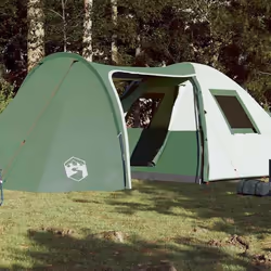 vidaXL Tente familiale à dôme 6 personnes vert imperméable