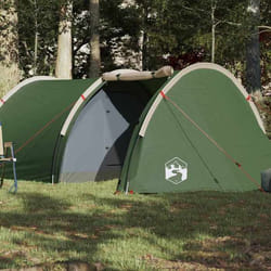 vidaXL Tente de camping tunnel 4 personnes vert imperméable