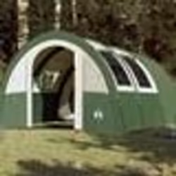 vidaXL Tente de camping tunnel 4 personnes vert imperméable