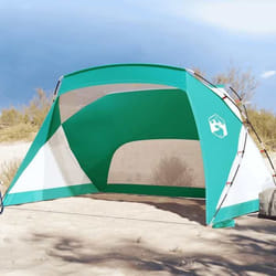 vidaXL Tente de plage vert d'eau 274x178x170/148 cm 185T polyester