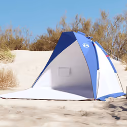 Cette tente de plage vous offre, à vous ainsi qu'à vos amis, un abri douillet pendant les fortes chaleurs de l'été, ou bien v ...