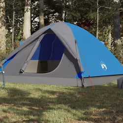 vidaXL Tente de camping à dôme 6 personnes bleu imperméable