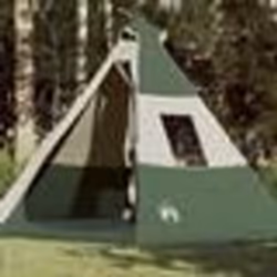 vidaXL Tente de camping tipi 7 personnes vert imperméable