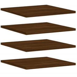 Tagères murales 4 pcs chêne marron 40x50x1,5cm bois ingénierie Vidaxl