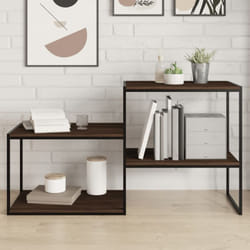 Tagères murales 4 pcs chêne marron 60x40x1,5cm bois ingénierie Vidaxl
