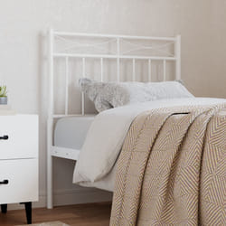 VidaXL 373766 tête de lit et pied de lit Blanc