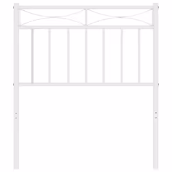 VidaXL 373766 tête de lit et pied de lit Blanc