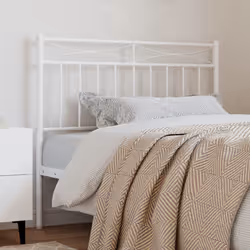 VidaXL 373770 tête de lit et pied de lit Blanc