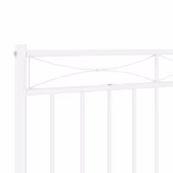 VidaXL 373776 tête de lit et pied de lit Blanc