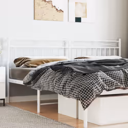 VidaXL 373778 tête de lit et pied de lit Blanc