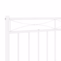 VidaXL 373778 tête de lit et pied de lit Blanc - Vue supplémentaire 4
